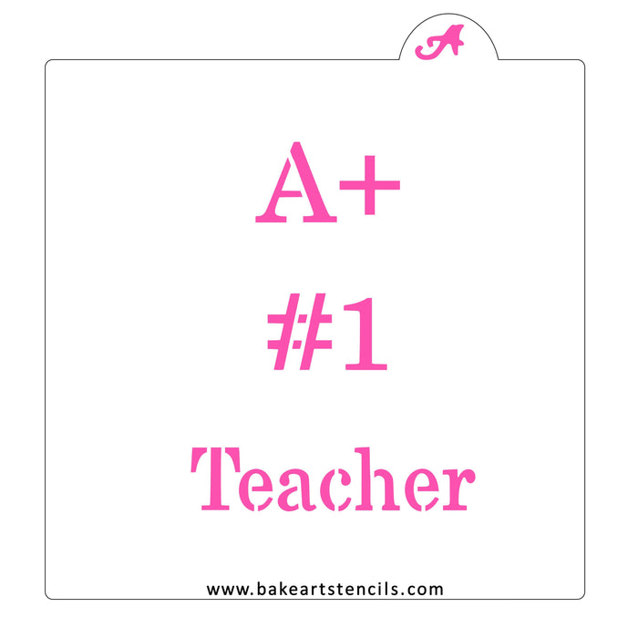Teacher Appreciation Bundle Stencil bakeartstencil