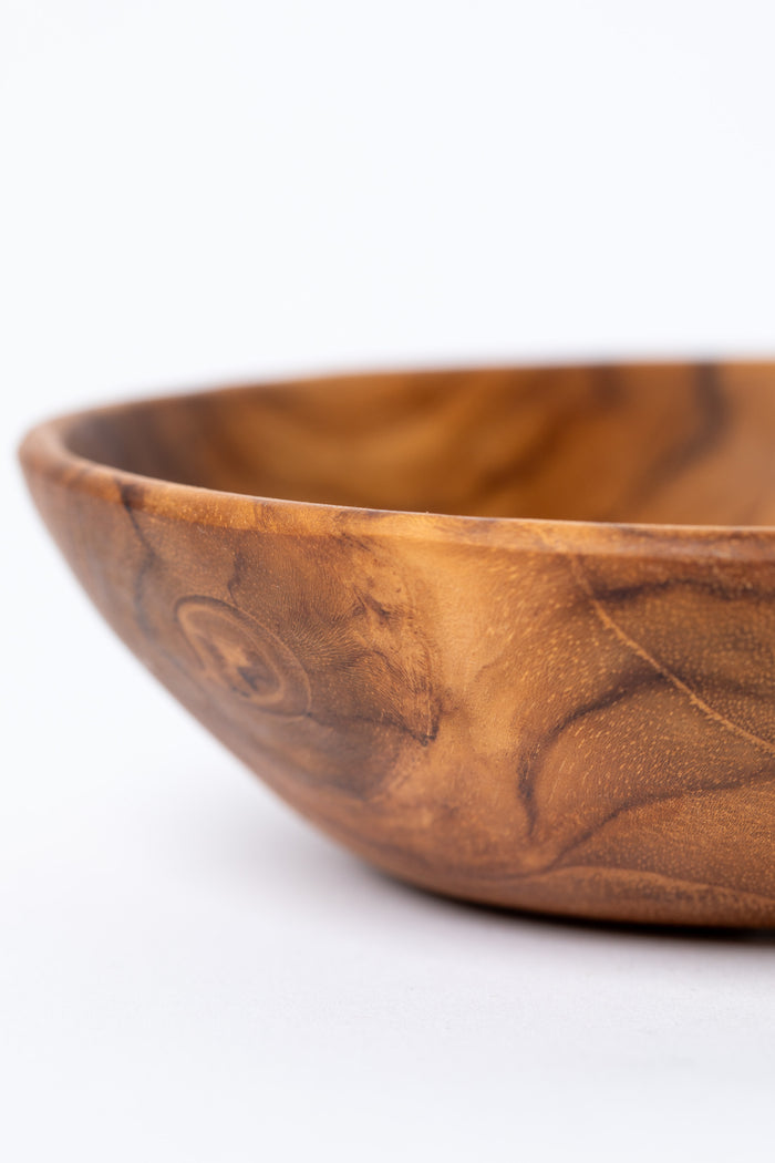 Teak Wood Side Bowl