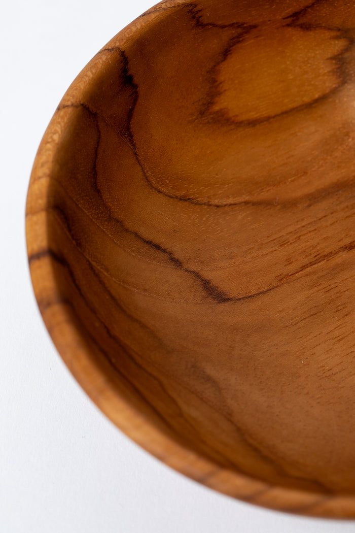 Teak Wood Side Bowl