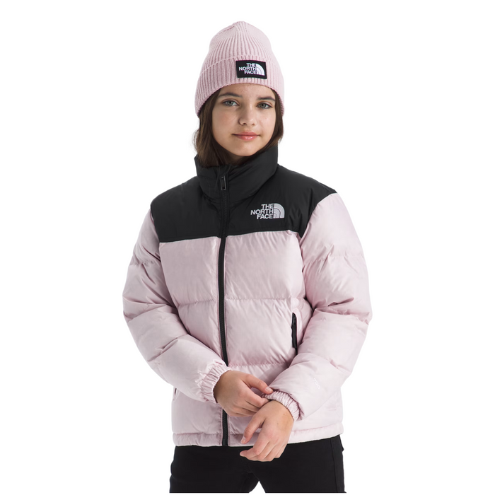 Teen's 1996 Retro Nuptse Pink Jacket