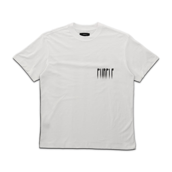 Textured Jersey Short Sleeve Tee White