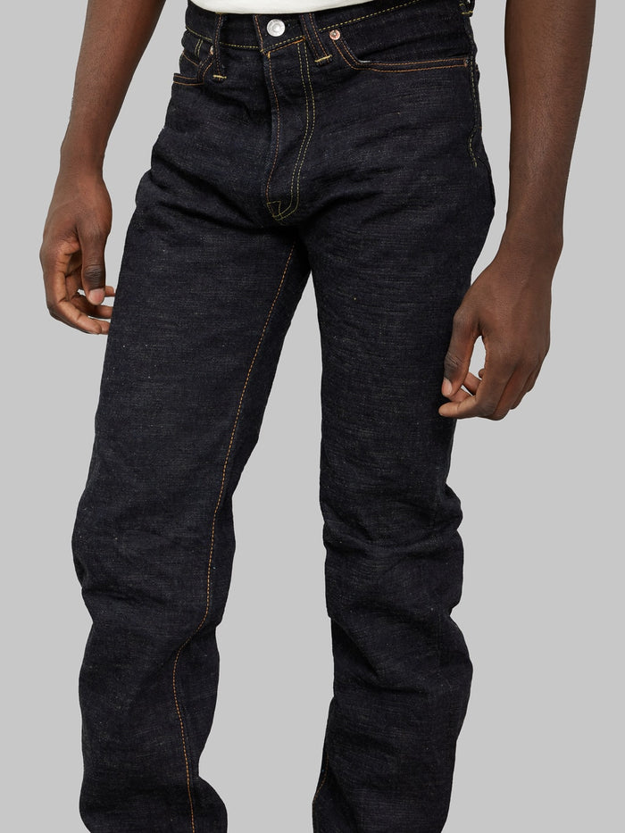 The Strike Gold 5103 Slub Grey Weft regular Straight Jeans style