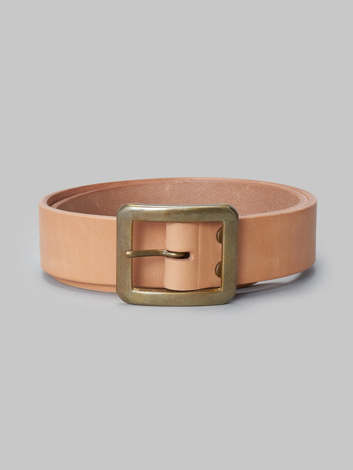 the strike gold leather belt tan italian leather