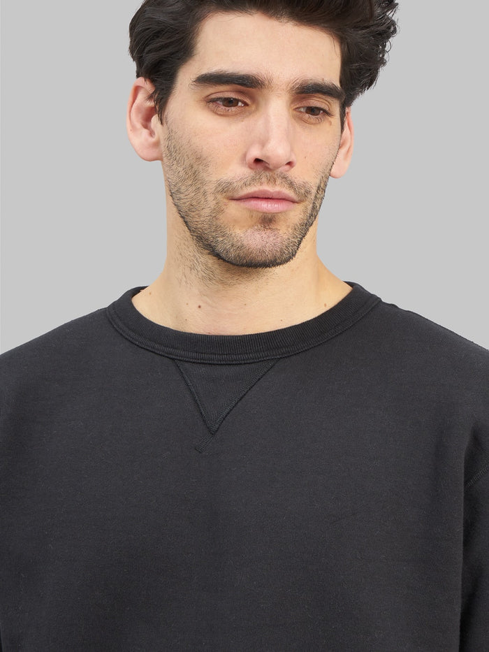 The Strike Gold Loopwheeled Sweatshirt black crewneck