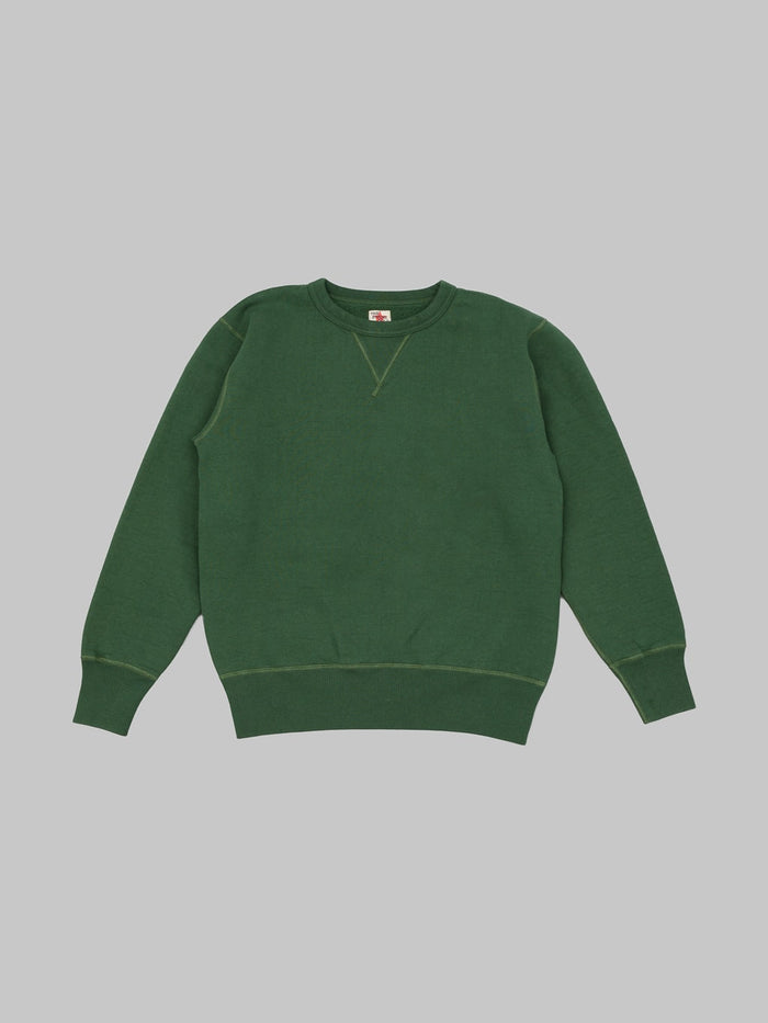 The Strike Gold Loopwheeled Sweatshirt Green front