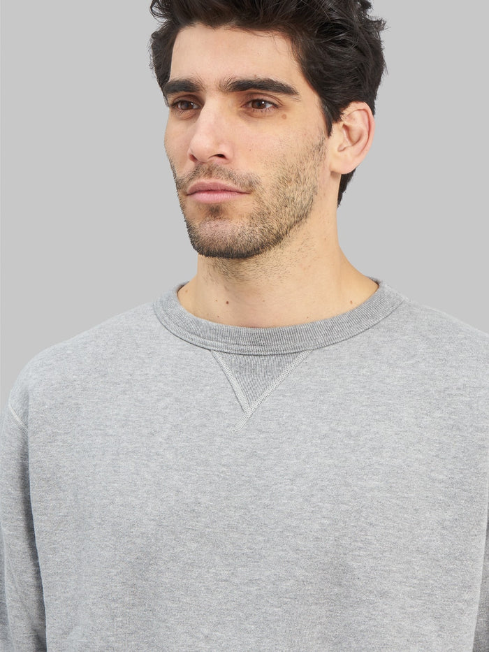 The Strike Gold Loopwheeled Sweatshirt grey  crewneck
