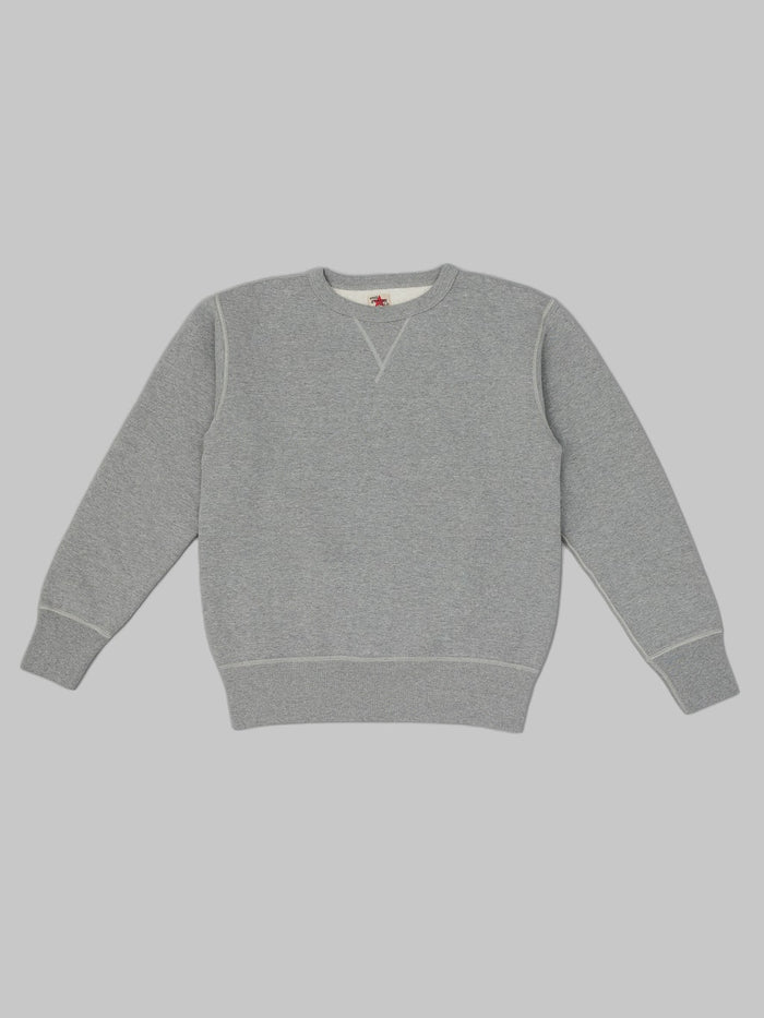 the strike gold loopwheeled sweatshirt grey front