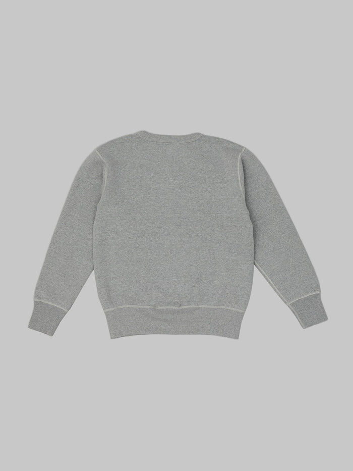 the strike gold loopwheeled sweatshirt grey back