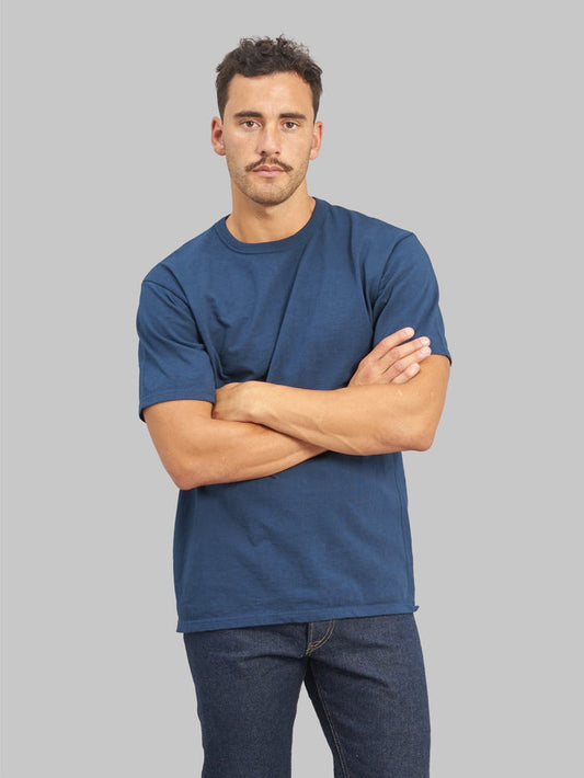 the strike gold loopwheel tshirt navy style