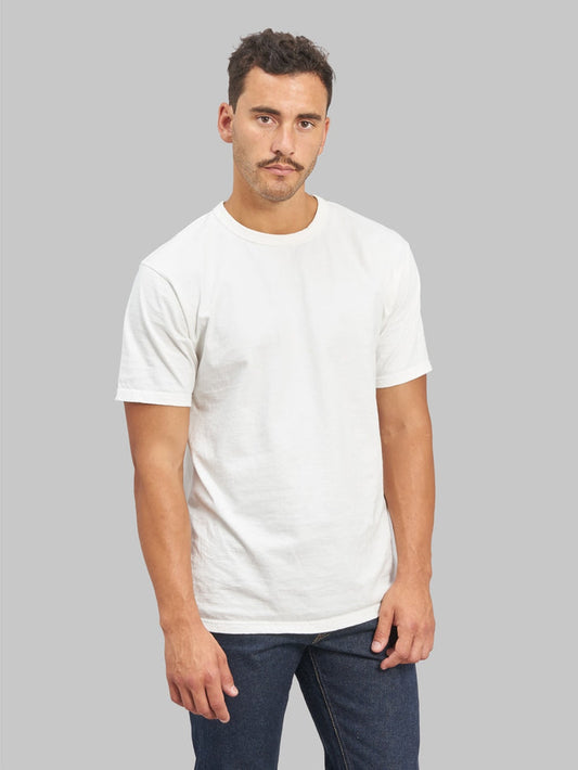 the strike gold loopwheel tshirt white look