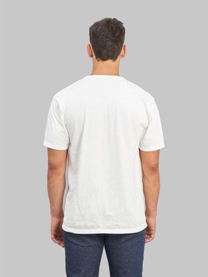 the strike gold loopwheel tshirt white back fit