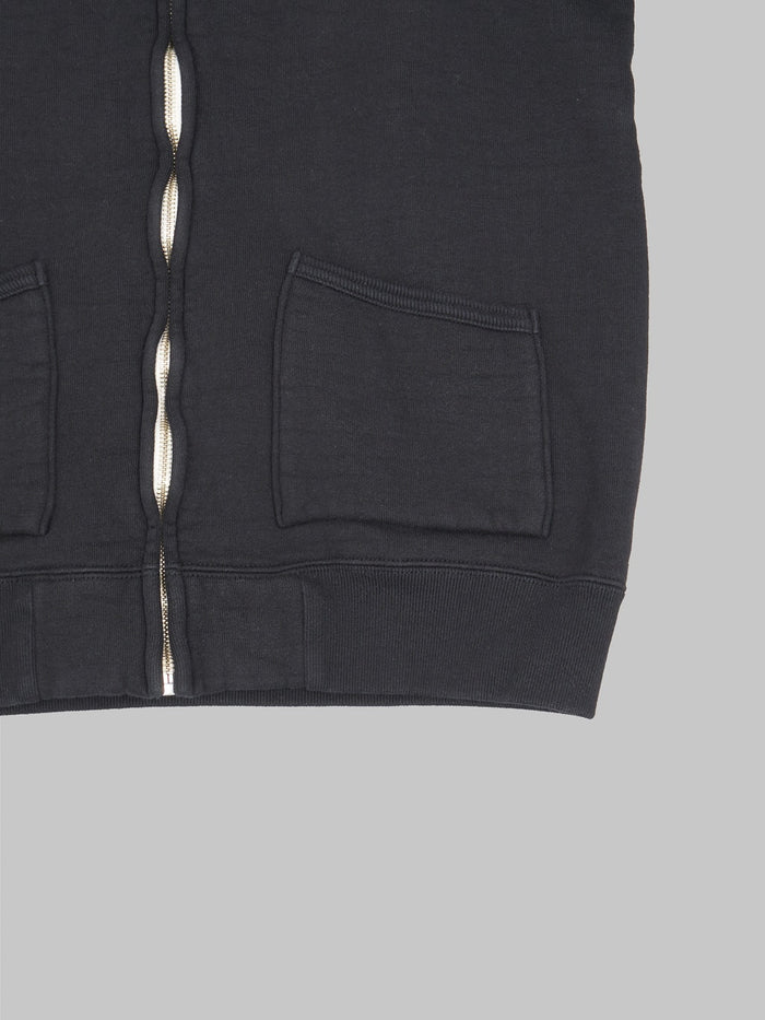 the strike gold zip hoodie black front pockets