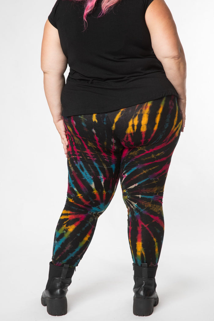 Mudmee Tie Dye Leggings in Sunset