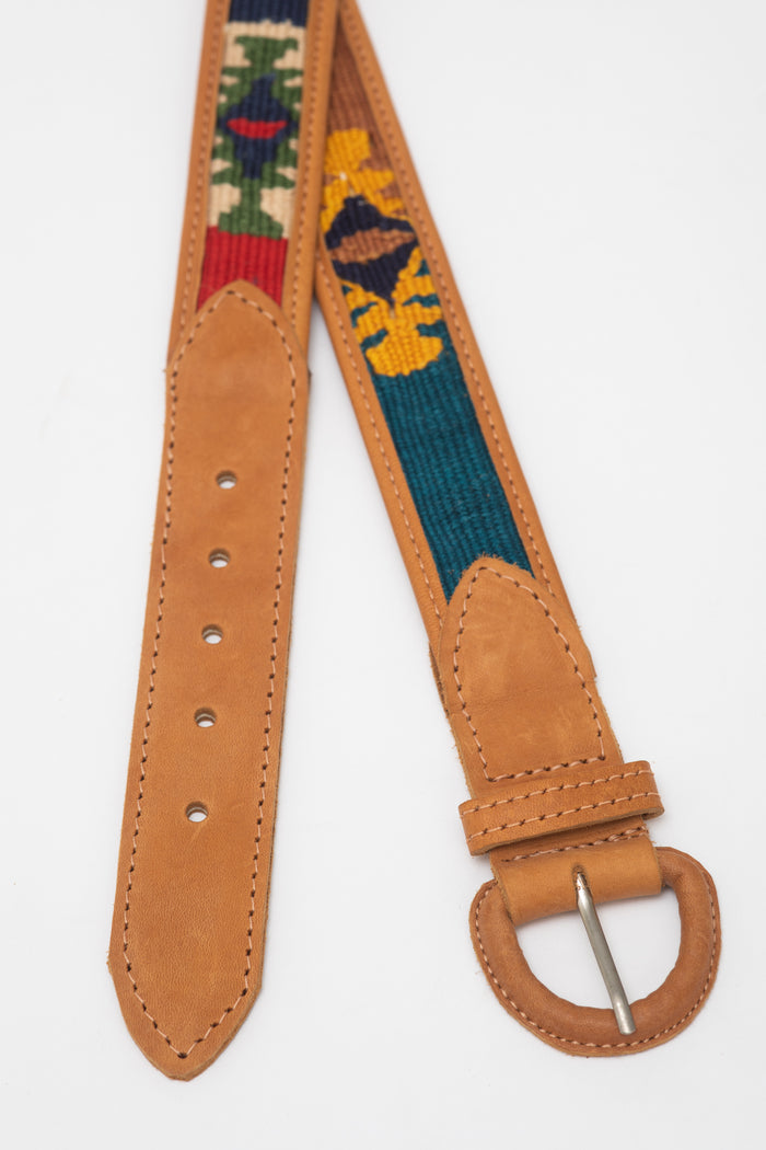 Tierra Handmade Leather Belt in Tierra