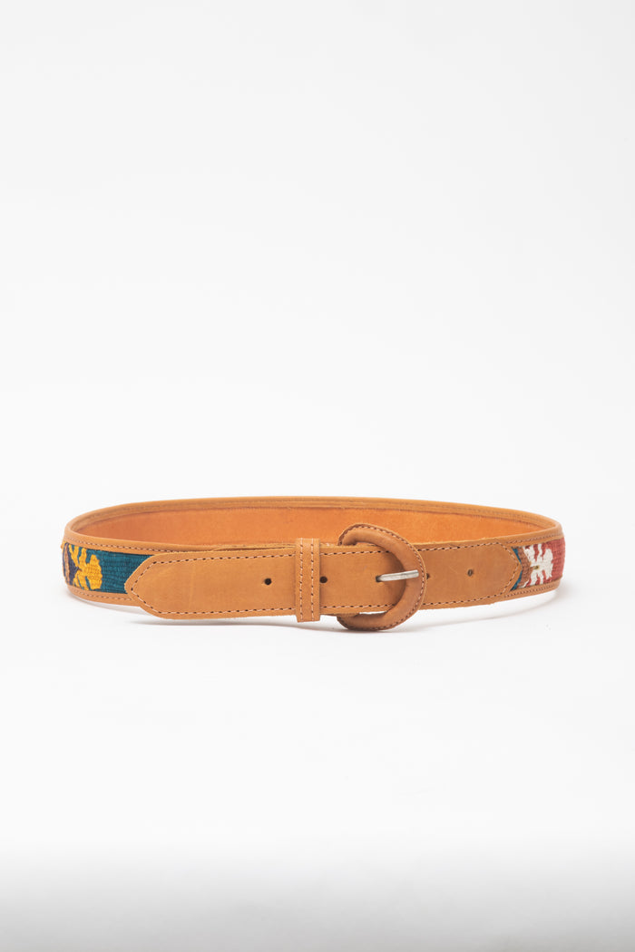 Tierra Handmade Leather Belt in Tierra