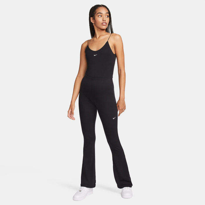 Tight Mini-Rib Flared Leggings