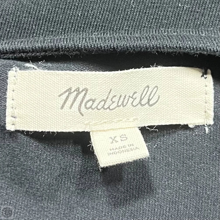 Top Long Sleeve By Madewell In Black, Size: Xs