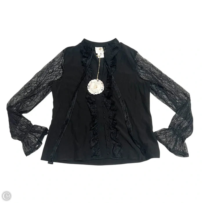 Top Long Sleeve By Muche Muchette In Black, Size: S