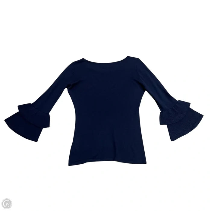 Top Long Sleeve Designer By Lilly Pulitzer In Navy, Size: Xs