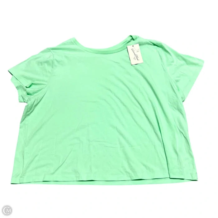Top Short Sleeve Basic By Universal Thread In Green, Size: 2x