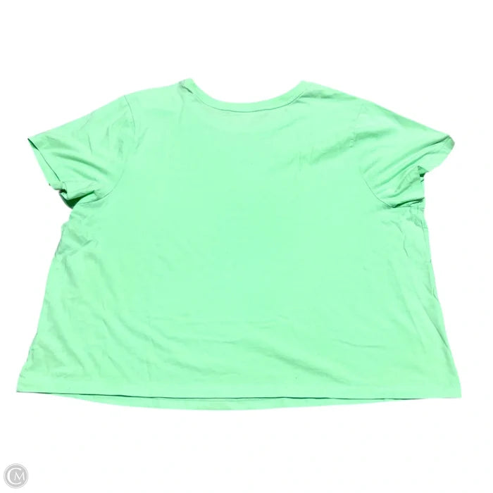Top Short Sleeve Basic By Universal Thread In Green, Size: 2x