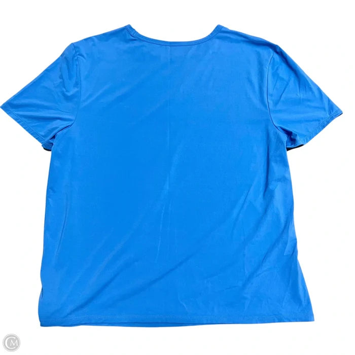 Top Short Sleeve Designer By Lilly Pulitzer In Blue, Size: S