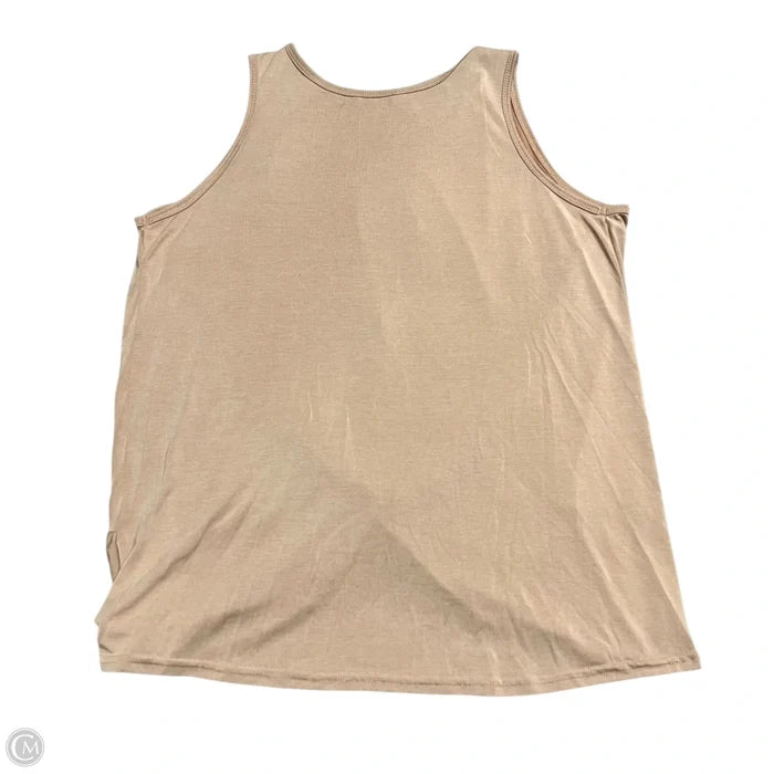 Top Sleeveless By She + Sky In Tan, Size: M