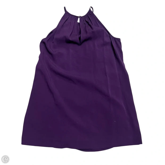 Top Sleeveless By Theory In Purple, Size: S