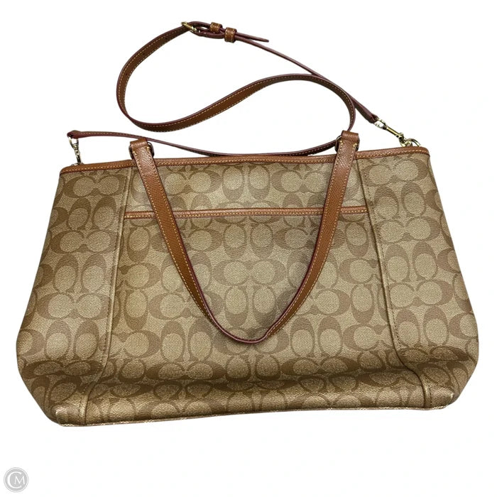 Tote Designer By Coach, Size: Large