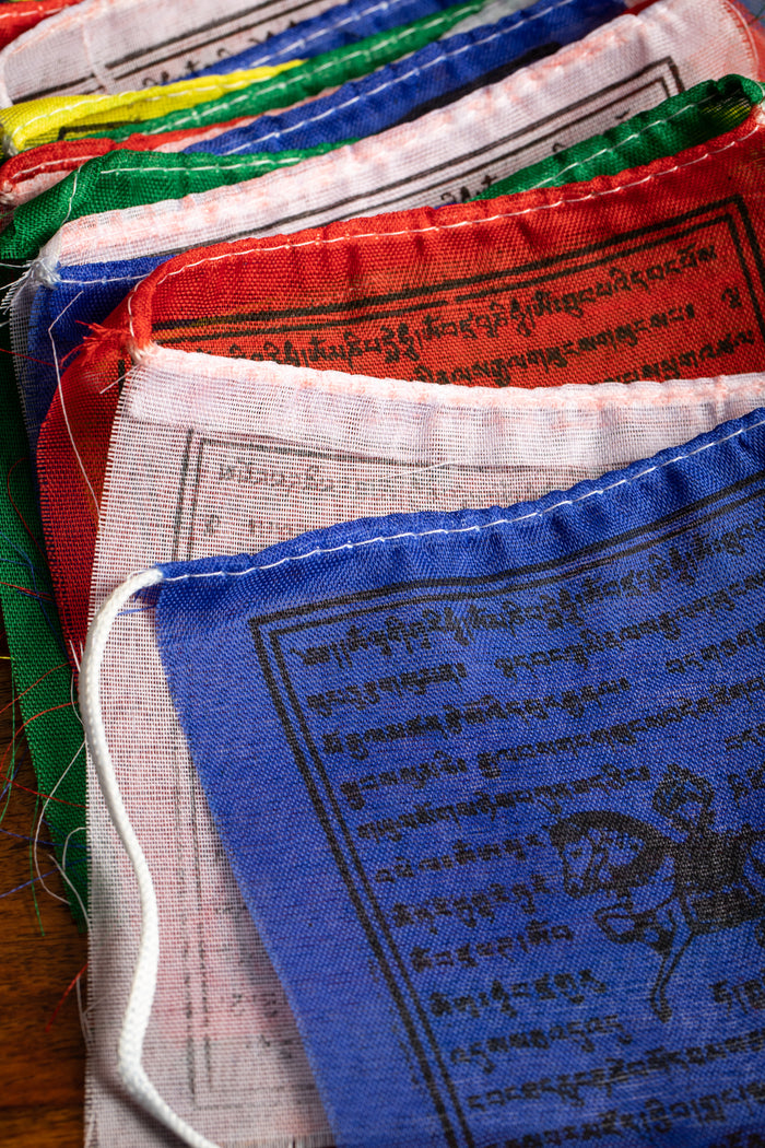 Traditional Tibetan prayer flags