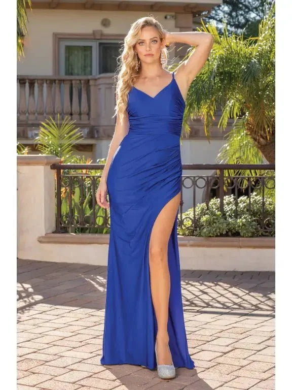 {Wholesale Train Detail Prom Dress} - {} at {Linda Mariposa}
