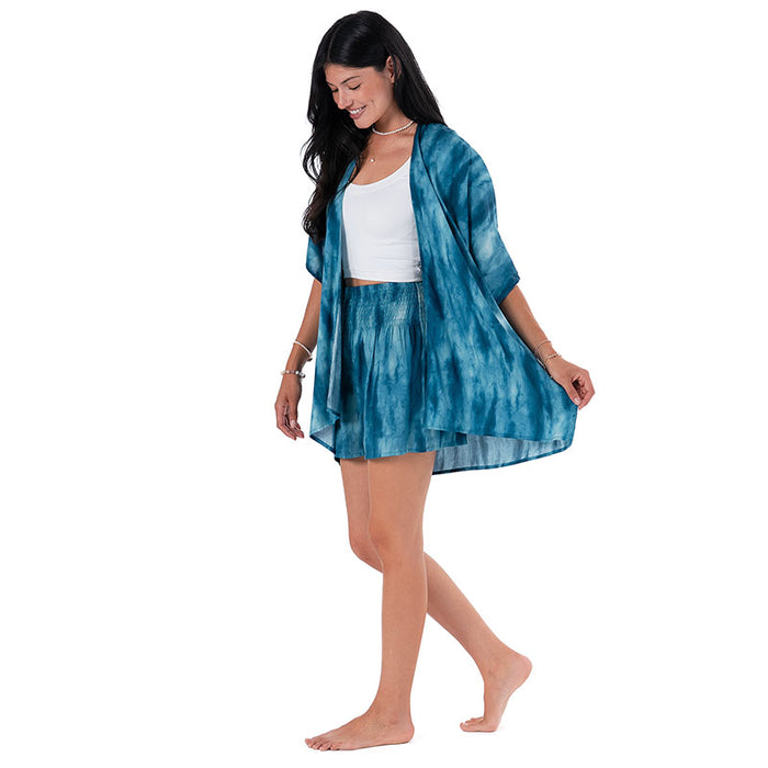 Turquoise Tide Demi Kimono, side