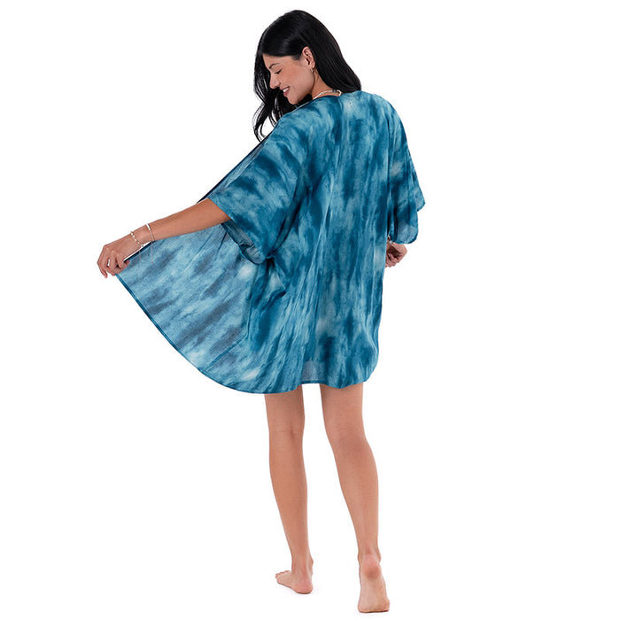 Turquoise Tide Shorts Lounge Set, back