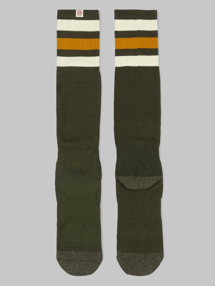 UES Boot Socks olive back