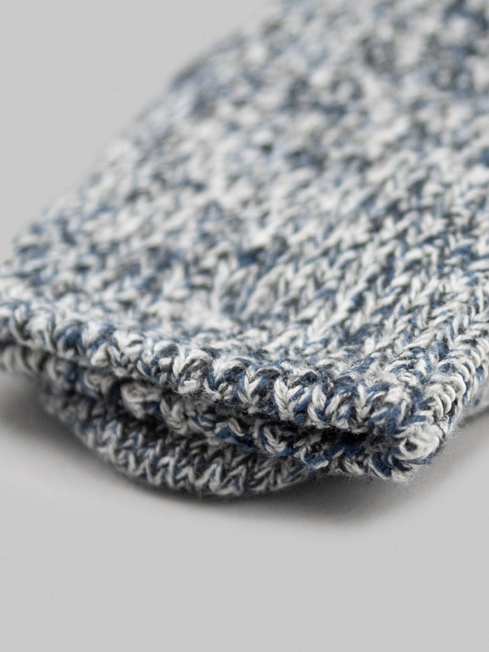 ues denim crew length socks grey elastic band