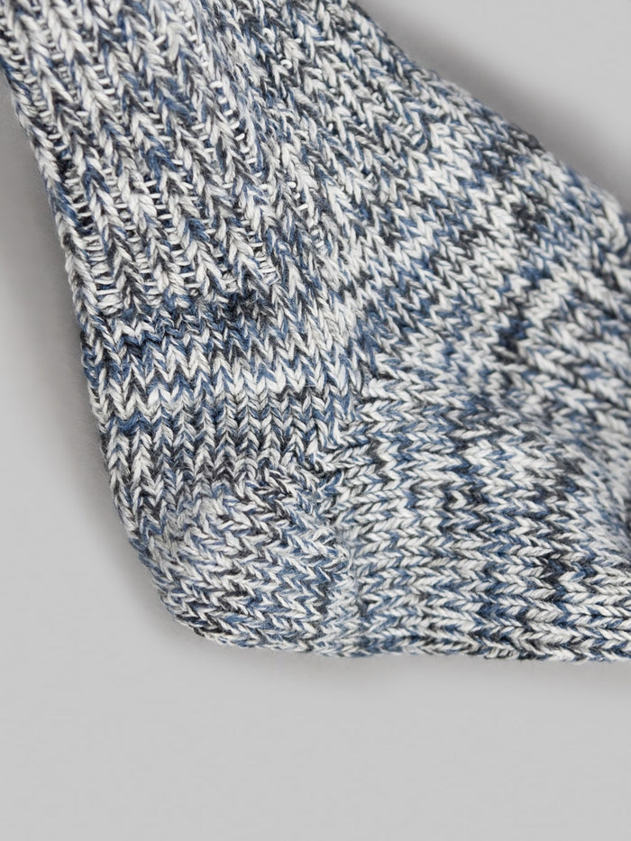 ues denim crew length socks grey heel