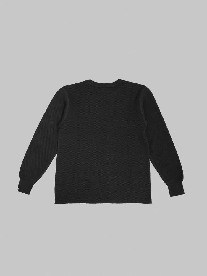 UES Double Honeycomb Thermal T-Shirt Black back