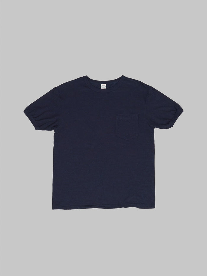 UES Indigo Pocket Tshirt front