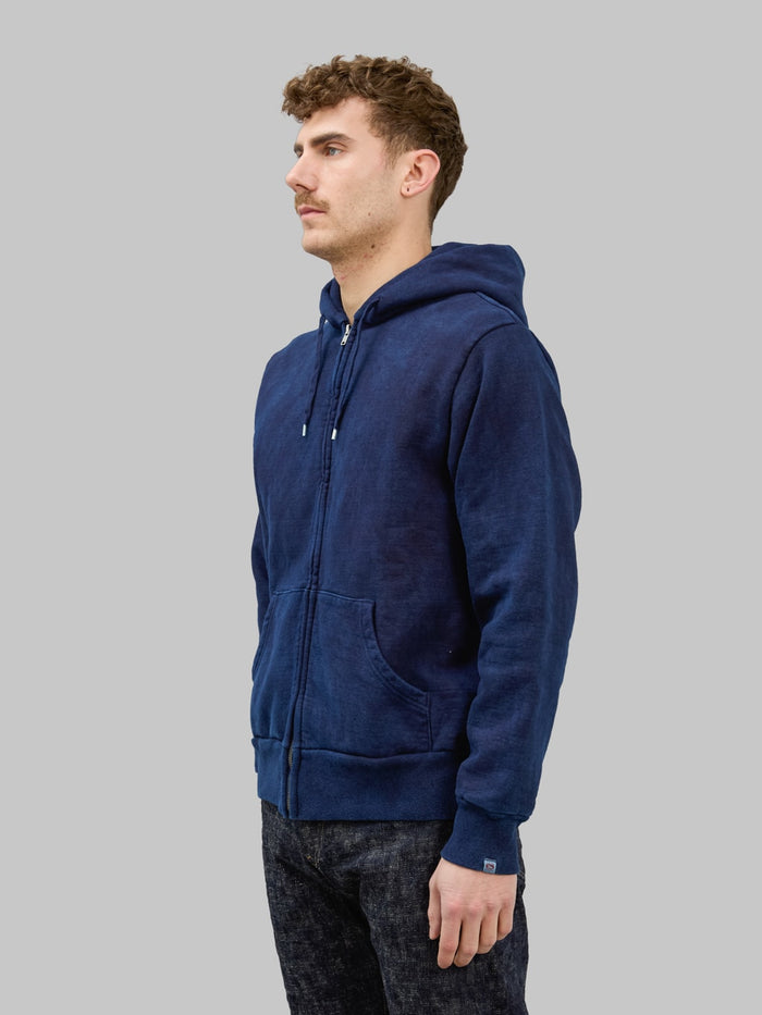 UES Indigo Zip Parka side fit