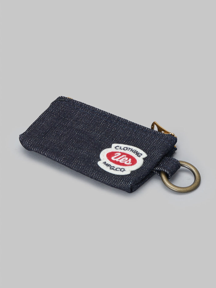 UES Key Case Selvedge Denim front view