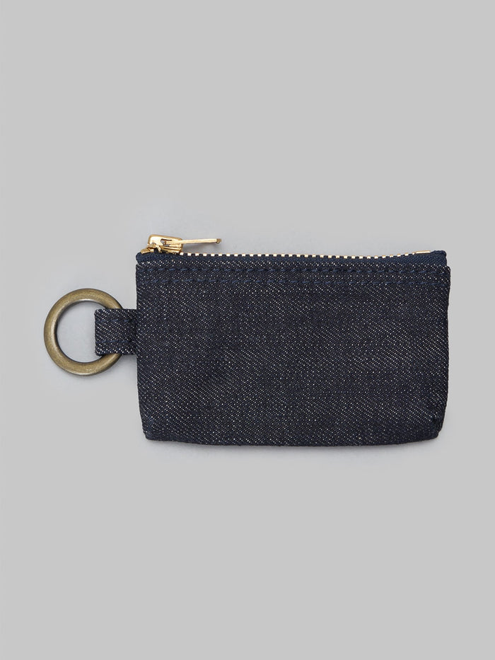 UES Key Case Selvedge Denim indigo rope dying
