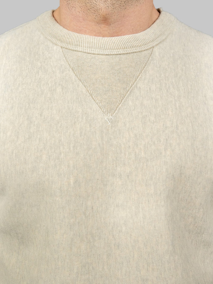 UES Puca Purcara Loopwheeled Sweatshirt oatmeal chest