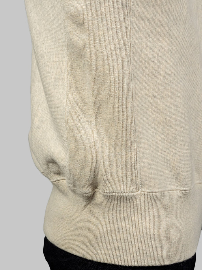 UES Puca Purcara Loopwheeled Sweatshirt oatmeal waist detail