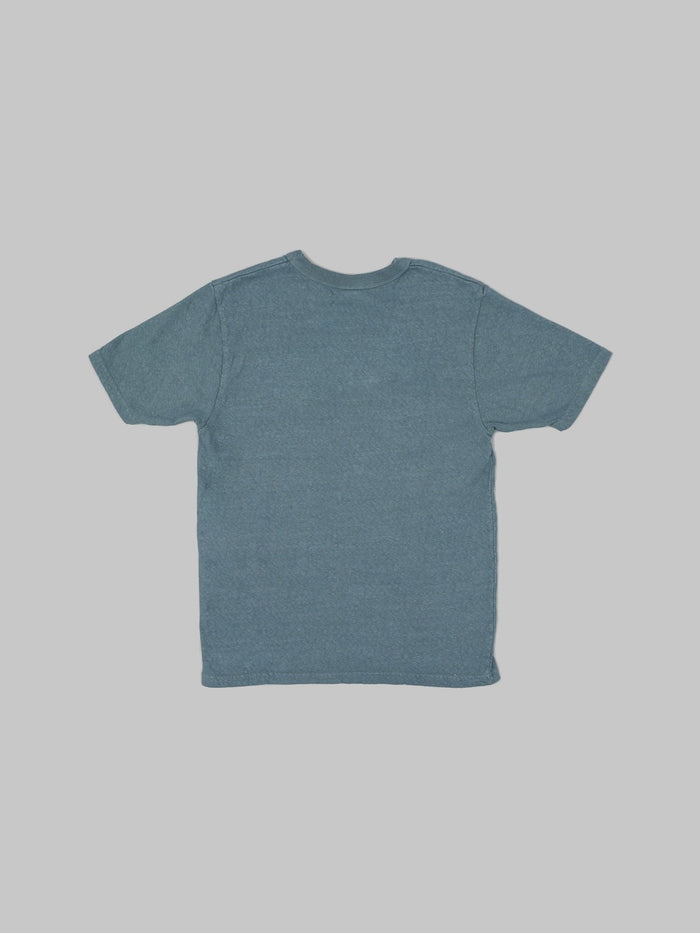 UES No 8 Slub Nep Short Sleeve Tshirt Grey back