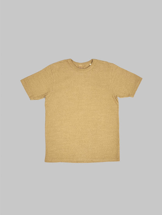 UES N8 Slub Nep Short Sleeve TShirt yellow front