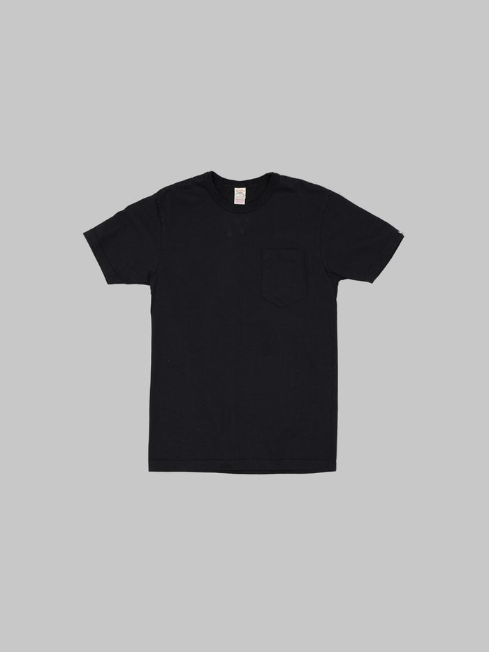 UES Ramayana crewneck pocket TShirt black front