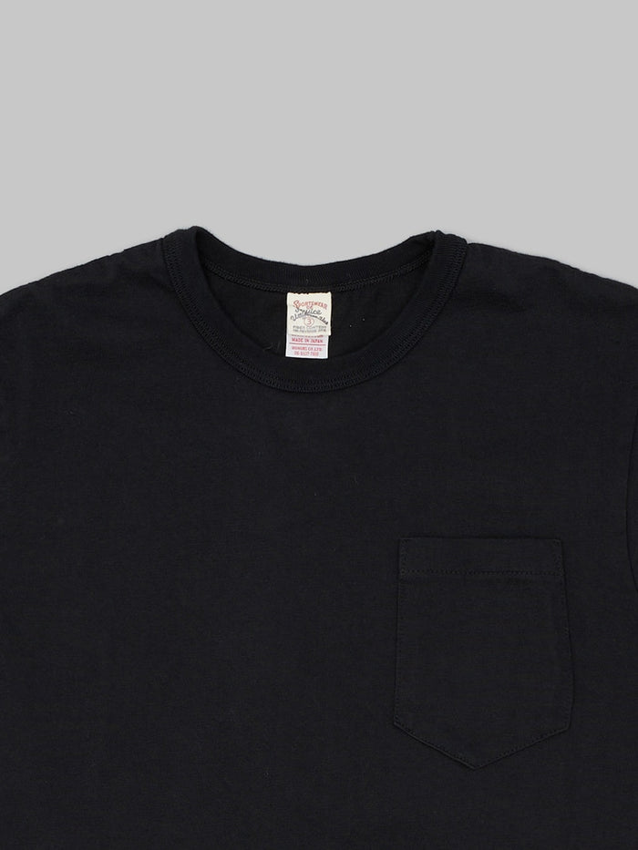 UES Ramayana crewneck pocket TShirt black collar