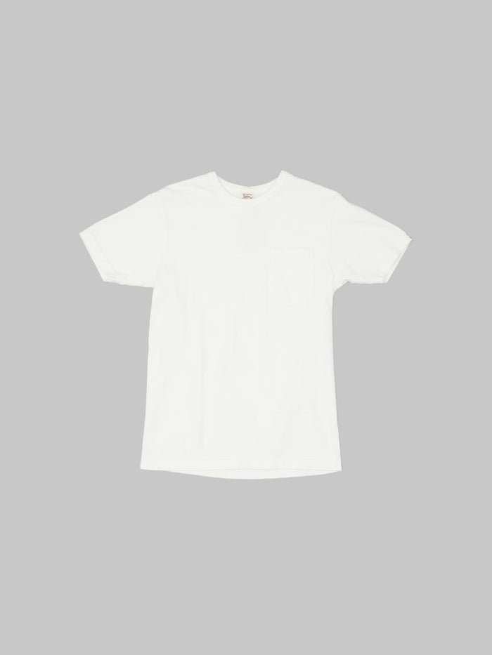UES Ramayana crewneck pocket TShirt white front