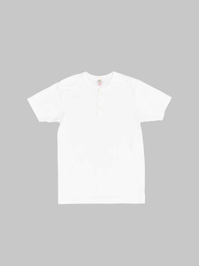 UES Ramayana Henley Neck TShirt white front