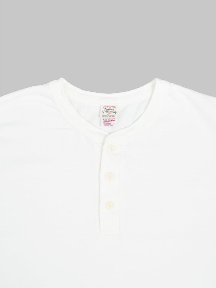 UES Ramayana Henley Neck TShirt white collar